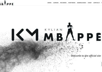 Official website Килиана Мбапе, ПСЖ (Франция)